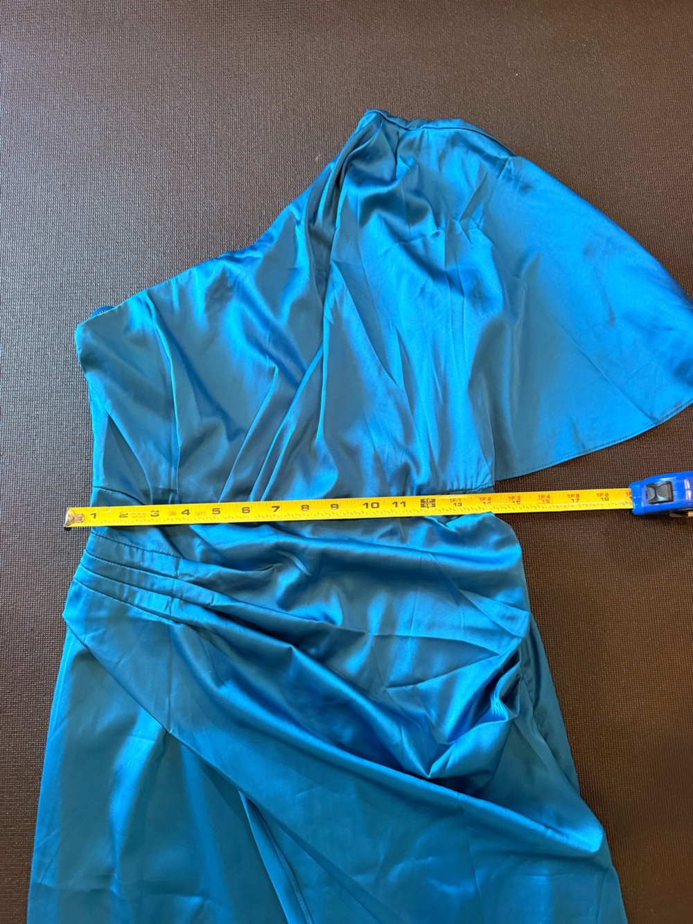 Anrabess bright blue one shoulder dress-new - Picture 7 of 7